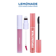 Combo Lemonade Son kem mịn lì thuần chay Lemonade Perfect Couple Lip & Chuốt mi Lemonade SuperNatura