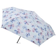estaa 90g 超輕量 防UV 摺遮 雨傘 – 水彩花 (藍色)