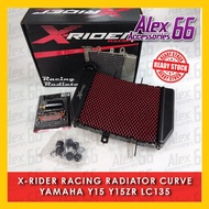 X-RIDER RACING RADIATOR SET (CURVE) 900ML BIG FAN YAMAHA Y15 Y15ZR LC135 XRIDER