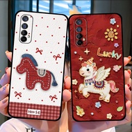 Case for Realme 7/ 7 Pro Lucky Horse Pattern, Lucky Horse 2026