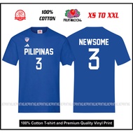 Gilas Pilipinas Fruit of the Loom T-Shirt 100% Cotton