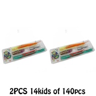 2 cái 140 cái/lô Bánh Mì không hàn Jumper 22 AWG dây nguyên khối Bộ đồ dùng cho Arduino