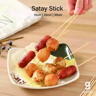 15cm/20cm/30cm Bbq Satay Bamboo Skewer Sticks