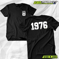 T-SHIRT 1976 SHORT SLEEVE STREETWEAR MOTIF OSD R.269