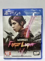 【貝拉電玩】PS4惡名昭彰 首道曙光 中英文合版 中古遊戲 二手片