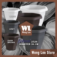 FELTON OCTAGON FLOWER POT 2526 DIAMETER 38 CM PLASTIC FLOWER POT PASU BUNGA