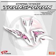 TRANSPARENT STRIPING STICKER FOR HONDA VARIO LED NEW GEN 2 MOTORCYCLE, LATEST SIMPLE H80 TRANSPARENT