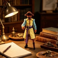 Backrooms Movie Captain Clark Plush with Hat Soft Collectible Movie Character Doll