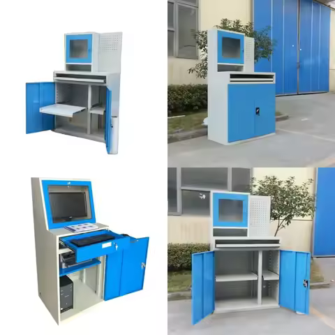 Shanghai CNC Machine Dust-proof Mobile Computer Cabinet Industrial Cabinet PC Cabinet Customization