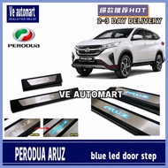 Vemart aruz Car door step led Protector accessories 4pc 2018 2019 2020 2021 Interior side door sill plate Protector