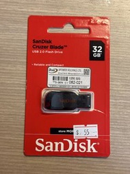 SanDisk Cruzer Blade 32GB USB 2.0 Flash Drive