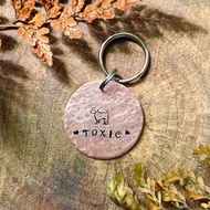 手工客製金屬狗牌 寵物吊牌 寵物名牌 Heart-01