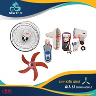 Vỏ thân nhựa quạt treo senko B4 full lồng cánh