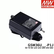MEAN WELL Power Supply GSM36U GSM36U05-P1J GSM36U07-P1J GSM36U09-P1J GSM36U12-P1J GSM36U15-P1J GSM36