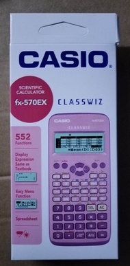 Scientific calculator original FX-570EX pink colour calculator
