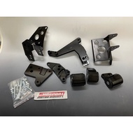 Hasport Black Civic EJ EK Kswap K20A K2 Swap Kseries Billet Engine Mounting kit