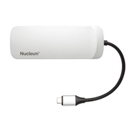 Kingston Nucleum USB C Hub, 7-In-1 Type-C-Adapter Hub Connect USB 3.0, 4K HDMI, SD and MicroSD-Card,