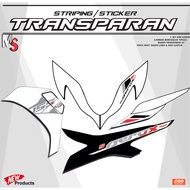 Custom MS001 Transparent Aerox New Striping Sticker MOTIF Transparent Striping/ NVX Custom Philippin