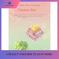 TECHCHIP-110Pcs V3 Switch Lubed Silent Switches Mechanical Keyboard Linear Tactile 5Pin Hot Swap PA6