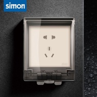 [Socket Waterproof Cover] Simon Switch Socket Panel IP55 Transparent Splashproof Socket Waterproof Box Bathroom Toilet Waterproof Cover 86 Type