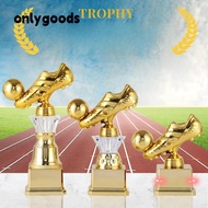 ONLYGOODS Football Shoe Award, Excellent Player Award Football Match Golden Boot Award Trophy, Handi