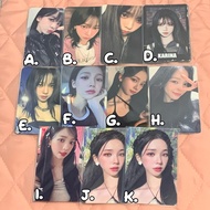 PHOTOCARD OFFICIAL KARINA AESPA