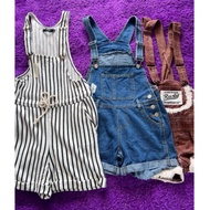 Jumpsuit Short Denim Overall/