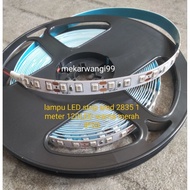 MERAH Smd LED strip lights 120led 2835 DC 12V IP33 red 1roll 5M 600led red