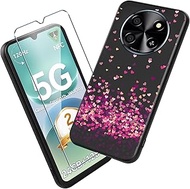 Xiangyun Mobile Phone Case for OSCAL Tiger 8 Case with 1 Piece Tempered Glass Protection Protective 