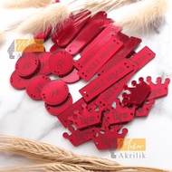 RED VELVET Hijab Label / Acrylic product Label / Acrylic Label / Acrylic mirror Tag