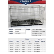 Angle Steel Dog Cage Teddy Cat Cage Dog Crate Medium-Sized Dog Cat Cage Dog Cage Rabbit Cage Chicken Coop Kennel Dog pla