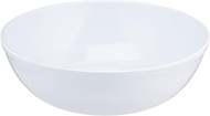 Nagao No.46A Unbreakable White Tableware, Vegetable Dish, 5.9 inches (15 cm), Made in Japan