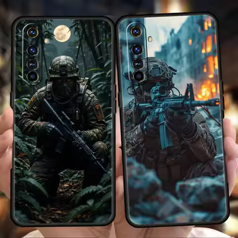 Military Army Special Phone Case For Realme 13 12 11 10 9 8 5G 7 C25 C35 GT5 GT3 GT2 Pro Plus For Re