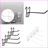 INF 10Pcs Versatile Pegboard Hooks Grid Wall Mesh Retail Display Shop Peg Goods Shelf Minimalist Pan