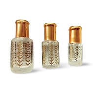 Empty Tola SURRATI Bottle With Rice motif (3ml/6ml/12ml)- Tola Kembang Padi Perfume Bottle