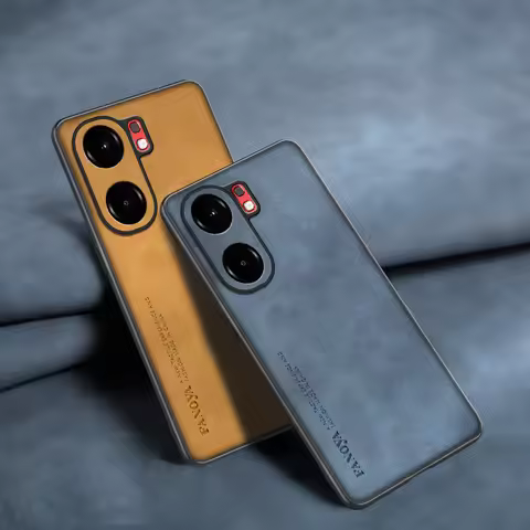 For Vivo iQOO Neo9 5G Skin Feel Shockproof Matte Leather Case Soft Back Cover Funda For Vivo iQOO Ne