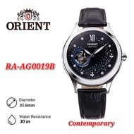 Orient RA-AG0019B10B Automatic Skeleton Open Heart Diamond Accents Black Watch - RA-AG0019B
