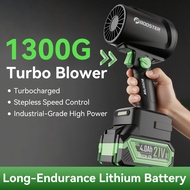 Booster High Power Turbo Blower 1300g Thrust Cordless Jet Fan Replaceable Battery Handheld Car Dryer