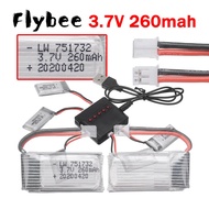 3.7V H36 battery For E010 E011 E012 E013 Drone for Furibee F36 RC Quadcopter Parts, 3.7V 260mAh Lipo