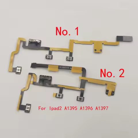 1Pcs Volume Control Power Switch On Off Button Flex Cable For IPAD 2 3 4 A1395 A1396 IPAD2 IPAD3 IPA