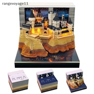 [Range11] Time Piece Calendar 2026 Desk Calendar With LED Light 3D Tear-away Calendar Paper Carving 