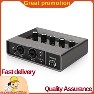 Professional Audio Mixer USB Audio Interface Sound Card DJ Equipment Recording Studio Electric Guita