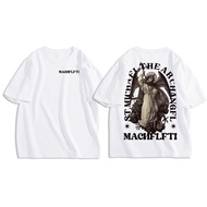 American Retro Street Portrait Pure Cotton 2025 Trendy European At American Oversize T-Shirts 【Ees】
