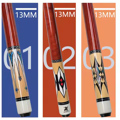 Popular Fury 13mm 57.48inches Pool High Quality American Maple Shaft 1/2 Split Stick Professional Bi