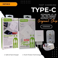 Infinix 33 Watt Type C Charger ORIGINAL 100% Super Charger / Quick Charger / Fast Charging / Infinix