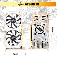 AISURIX AMD การ์ดจอ RX 580 8GB GDDR5 HDMI 2048SP 256Bit Radeon RX580 VGA การ์ดกราฟิก