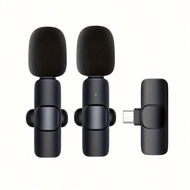 Wireless Lavalier Microphone, Professional Recording Wireless Microphone K1K9 Wireless Lavalier Micr