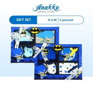 Anakku Newborn DC Batman Baby Boy 5pcs Gift Set Set Hadiah Bayi [0-6 Months] 720507-1-DC