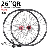 MEROCA Mountain Bike Wheelset 26/27 5/29 inch Sunringle Rim MTB Wheel 32Holes 6 Pawl 5 Bearing Hub Alloy Wheel Set For 8/9/10/11 Speed