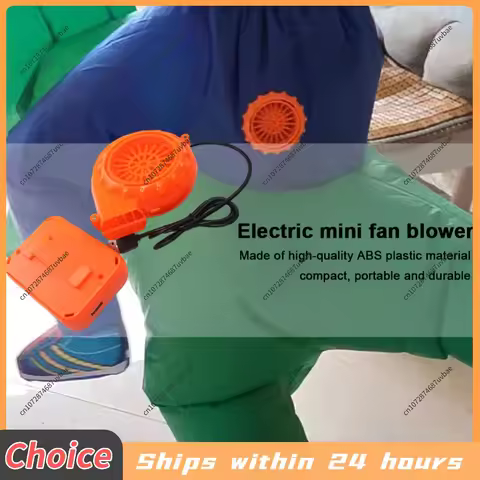 Electric 6V Air Blower Battery Powered Blower With Battery Case Inflatable Costume Blower Fan for In